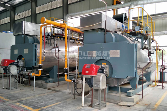 6噸、4噸WNS冷凝式燃氣蒸汽鍋爐項目