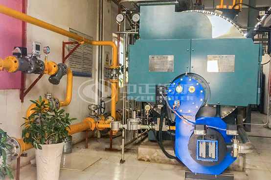 內蒙古精卓羊絨制品2噸WNS系列冷凝式燃氣蒸汽鍋爐項目