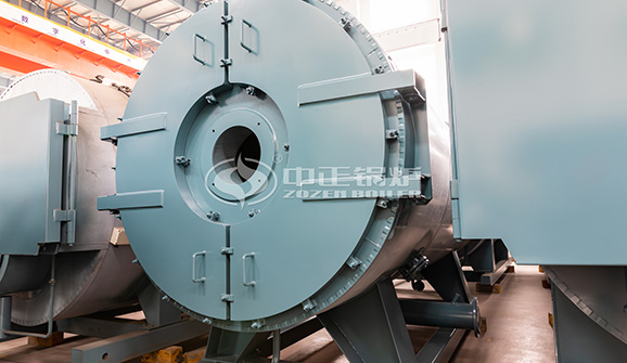 15噸SZS系列安全環保燃氣飽和蒸汽鍋爐項目